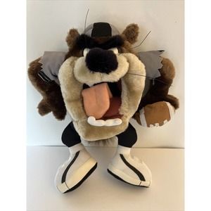 VTG Plush 12” TAZ Tasmanian Devil Looney Toons Football Jersey “00”